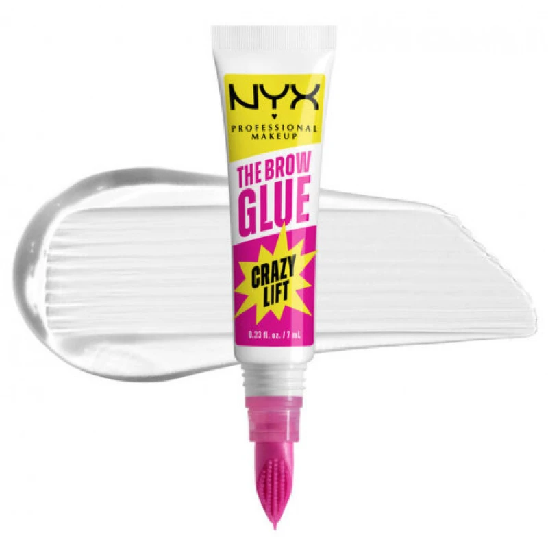 Image of NYX Professional Makeup The Brow Glue Crazy Lift Brow Lamination Gel Clear