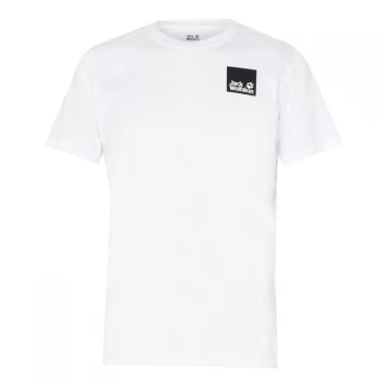 Image of Jack Wolfskin Quadrant Essential T Shirt - White 5018 SMU