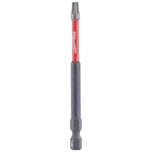 Image of Milwaukee Shockwave Impact Duty Torx Screwdriver Bits TX25 90mm Pack of 1