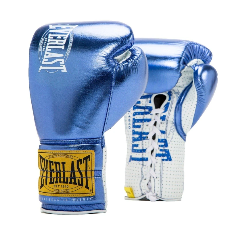 Image of Everlast 1910 Fight Gloves Blue unisex 10oz