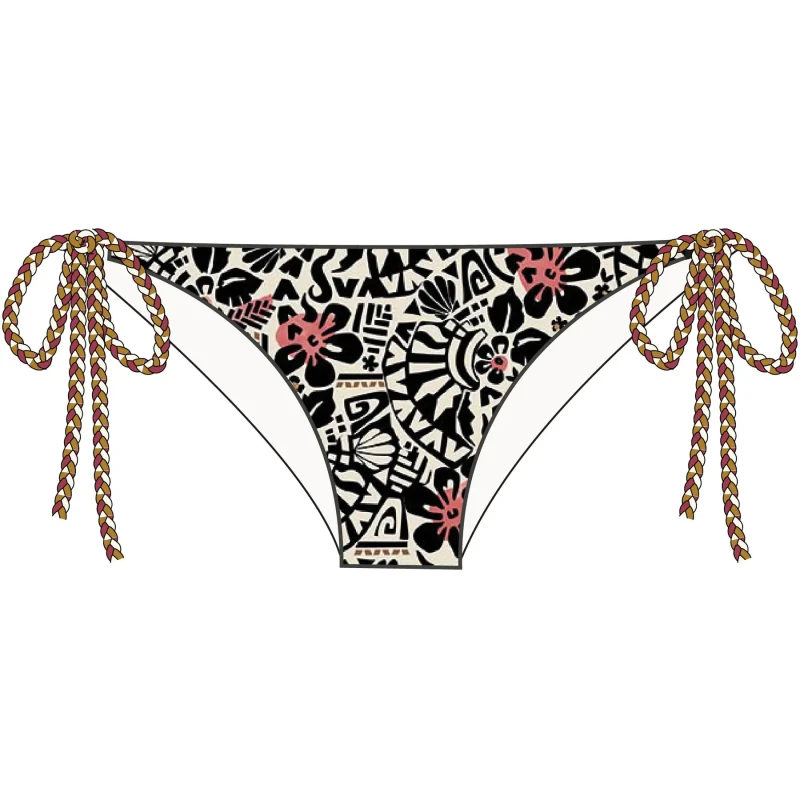 Image of banana moon Jaka Tomales Bikini Bottoms in Towelling Black Women S;M;XL