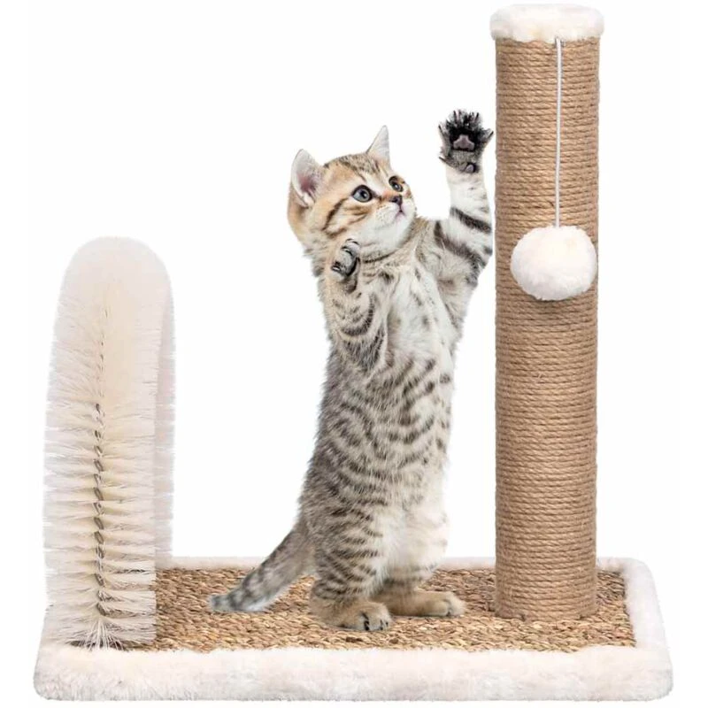 Image of VIDAXL Vidaxl - Cat Tree with Arch Grooming Brush and Scratch Post 8720286062357