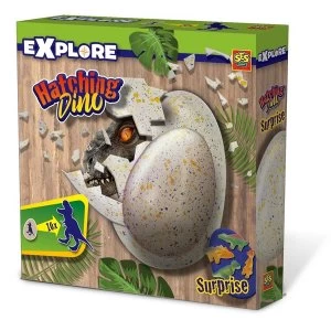 Image of SES Creative - Childrens Explore Hatching Dino Egg (Multi-colour)