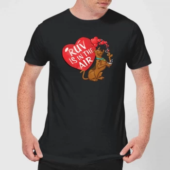 Image of Scooby Doo Ruv Is In The Air Mens T-Shirt - Black - 5XL