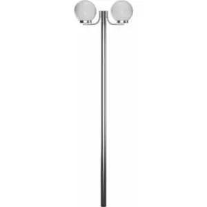 Image of Vidaxl - Garden Lamp Post 2 Lamps 220cm White