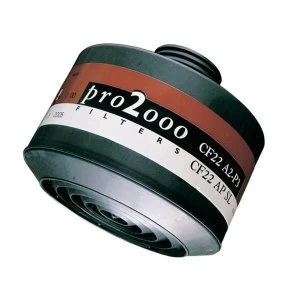 Image of Scott Safety Pro 2000 CF22 A2 P3 Combination Filter 40mm Thread Grey