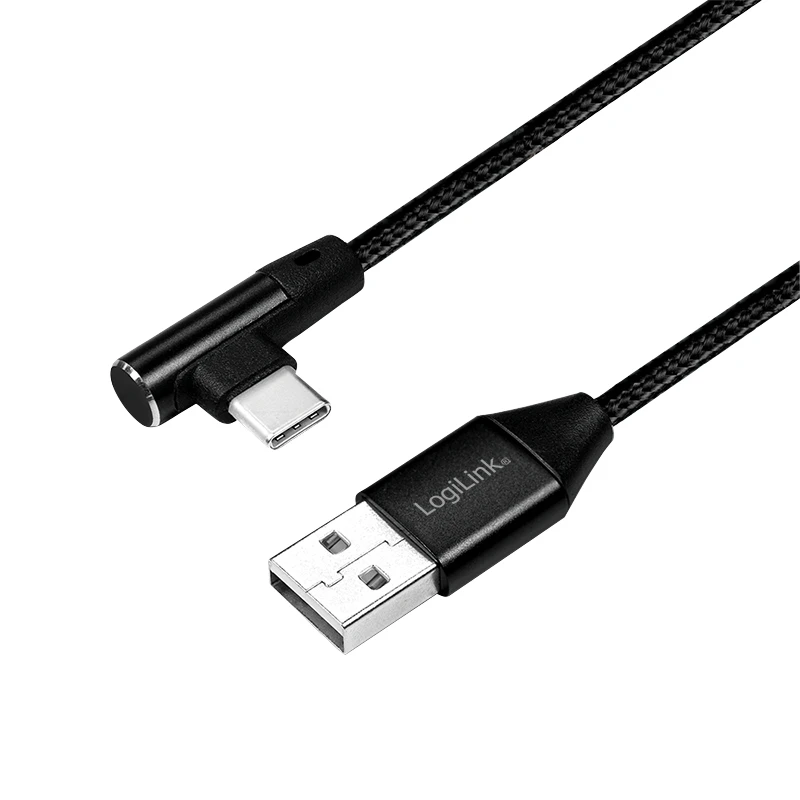 Image of LogiLink CU0138 USB cable USB 2.0 1m USB A USB C Black