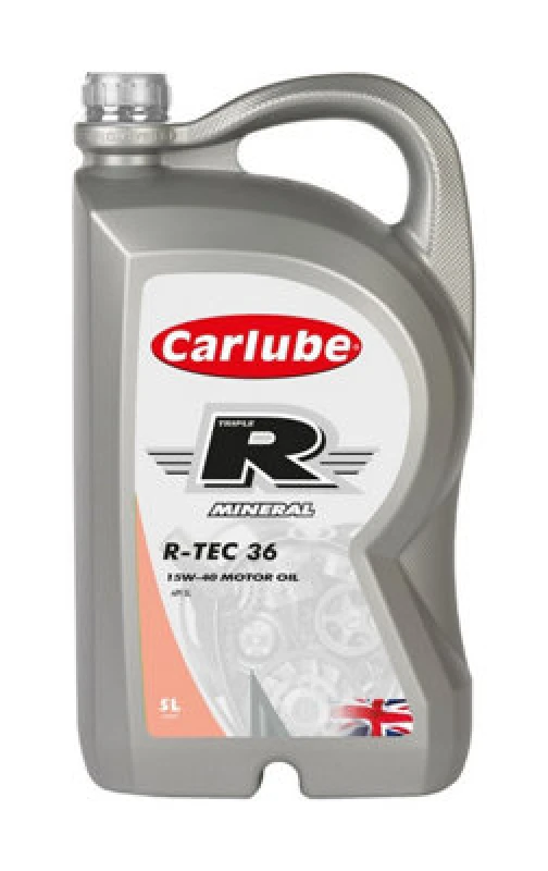 Image of Carlube Engine Oil 5L Triple R 15W40 Api Sl Mineral 5 Litres R-Tec 36 Kce005