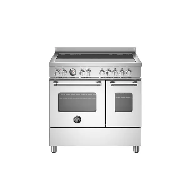 Image of Bertazzoni Master Series MAS95I2EXC 90cm Electric Range Cooker with Induction Hob - Stainless Steel - A/A Rated