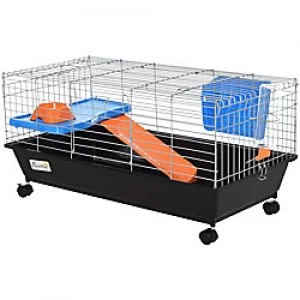 Image of PawHut Small Animal Cage Black 440 mm x 890 mm x 430 mm