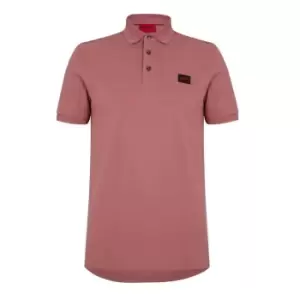 Image of Hugo Dereso Pique Polo Shirt - Pink