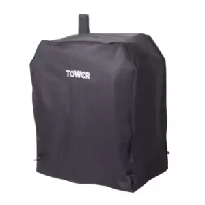 Image of Tower Pedestal Wagon BBQ with Shelves Cover