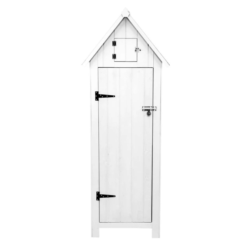 Image of Monster Shop Wooden Garden Shed - White 213666
