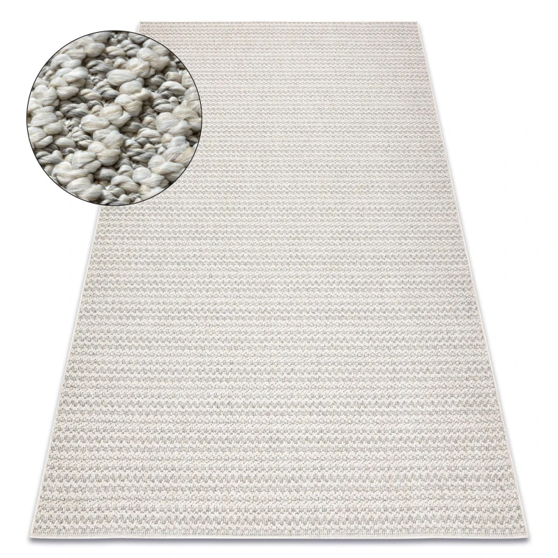Image of RugsX Carpet Jersey 19236 Grey - Structural, Loop Boho 120X170 Cm