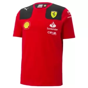 Image of 2023 Ferrari Charles Leclerc Driver Tee (Red)