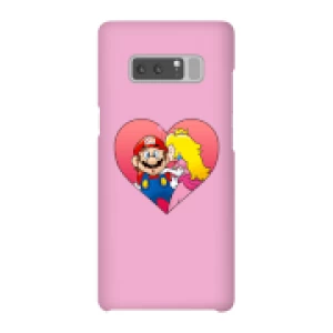 Image of Nintendo Super Mario Peach Kiss Phone Case - Samsung Note 8 - Snap Case - Gloss