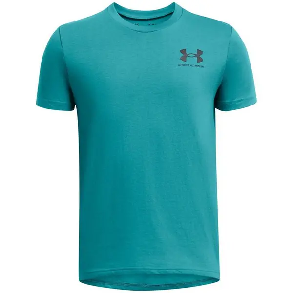 Image of Under Armour Cotton Short Sleeve T-Shirt Junior Boys Regular Fit T-Shirts 7-8 (S) Black 59886141175