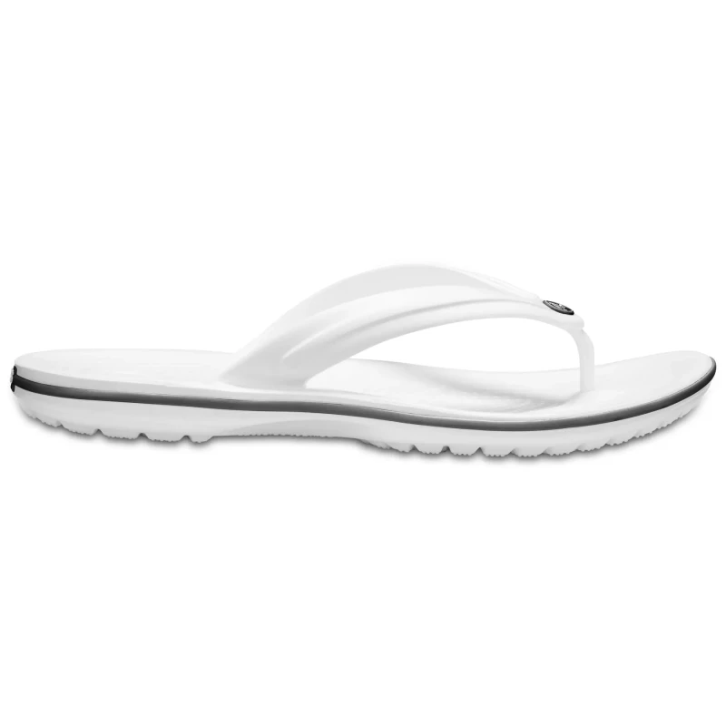 Image of Crocs Unisex Crocband Flips White W8/M7