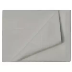 Image of Belledorm - Premium Blend 500 Thread Count Flat Sheet (Double) (Platinum) - Platinum