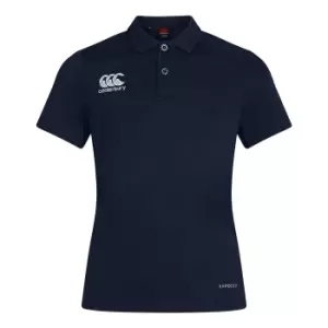 Image of Canterbury Womens/Ladies Club Dry Polo Shirt (16 UK) (Navy)