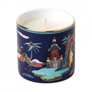 Image of Wedgwood Wonderlust Blue Pagoda Candle Blue