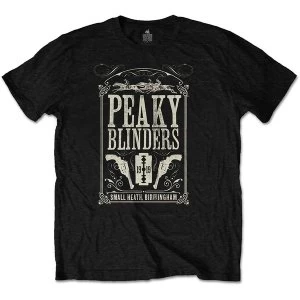 Image of Peaky Blinders - Soundtrack Unisex Small T-Shirt - Black