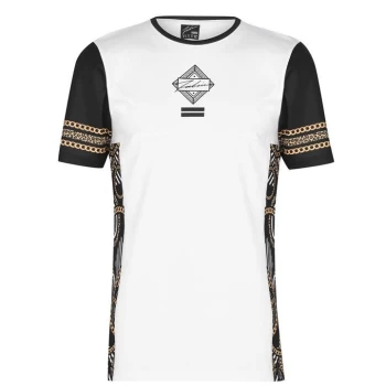 Image of Fabric Sub T Shirt Mens - Ornate White
