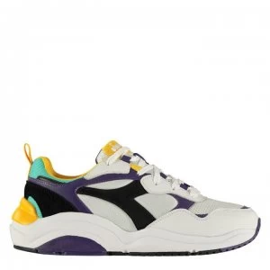 Image of Diadora Lifestyle Whizz Run Trainers Mens - White/Mulberry