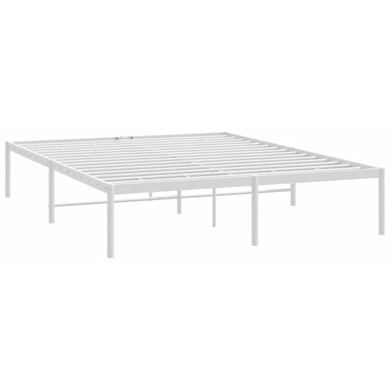 Image of VIDAXL Metal Bed Frame without Mattress White 140x190cm Vidaxl 8720845721558
