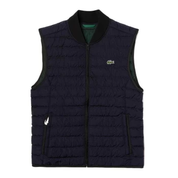 Image of Lacoste Padded Gilet - Navy HDE