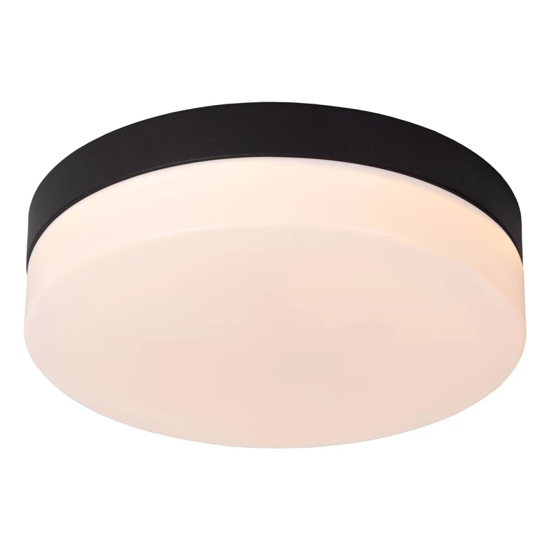 Image of Lucide Lucide Biskit 230 LED Flush Light - Black