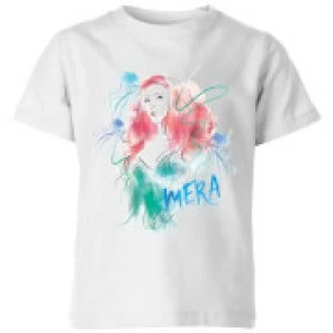 Image of Aquaman Mera Kids T-Shirt - White - 3-4 Years
