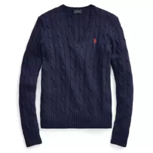 Image of Polo Ralph Lauren Cable Knit Jumper - Blue