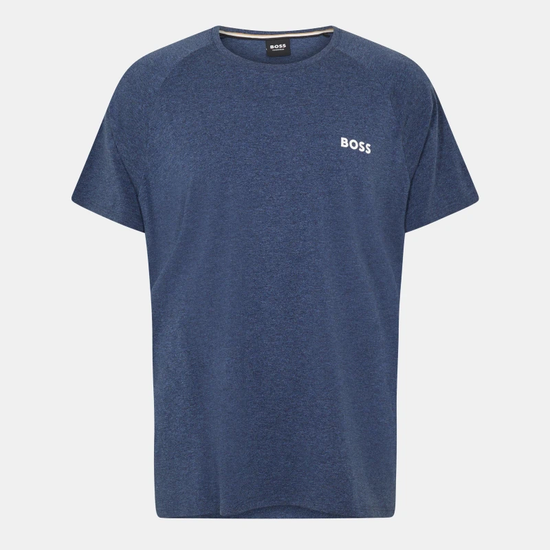 Image of Boss Mens Rise T-Shirt Navy Marl 460 male S