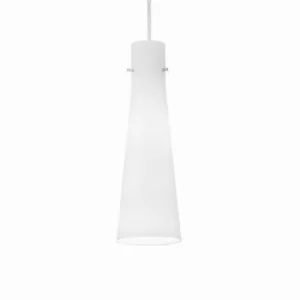 Image of Kuky 1 Light Ceiling Pendant White, E27