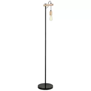 Image of Leon Industrial Floor Lamp Natural, 1x E27