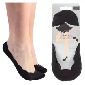 Image of Secret Socks Scallop Black