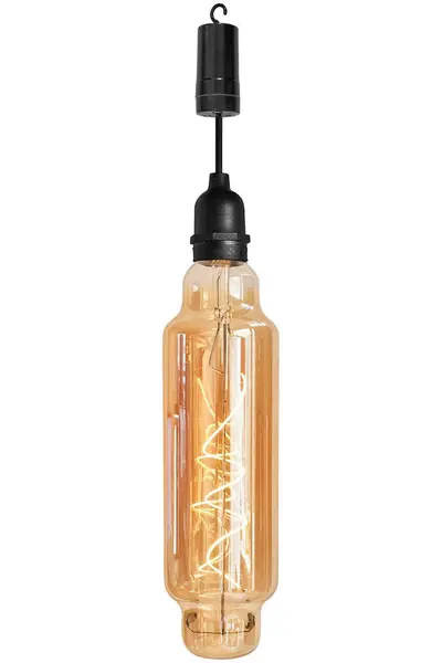 Image of Netagon Lighting Tube Battery Powered Pendulum Hanging Light with 24 hour Timer Black