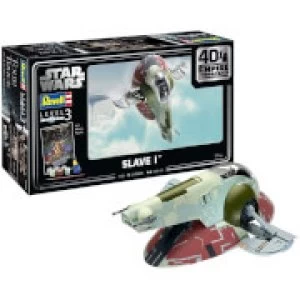 Image of Revell Gift Set - Slave I (The Empire Strikes Back 40th Anniversary) Model (Scale 1:88)