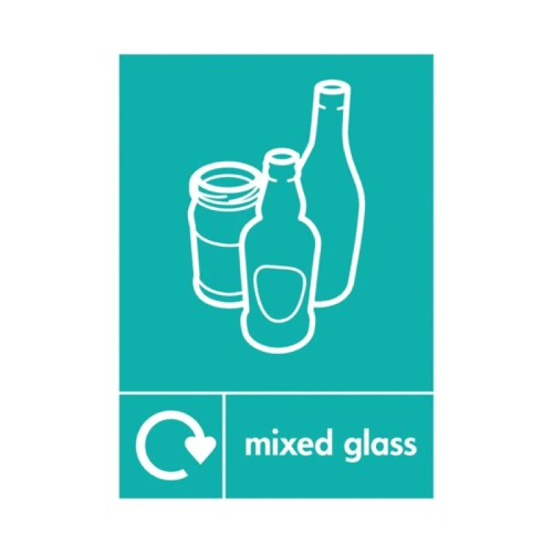 Image of A5 Sign Self Adhesive Mixed Glass (Pack of 5) Y7321009