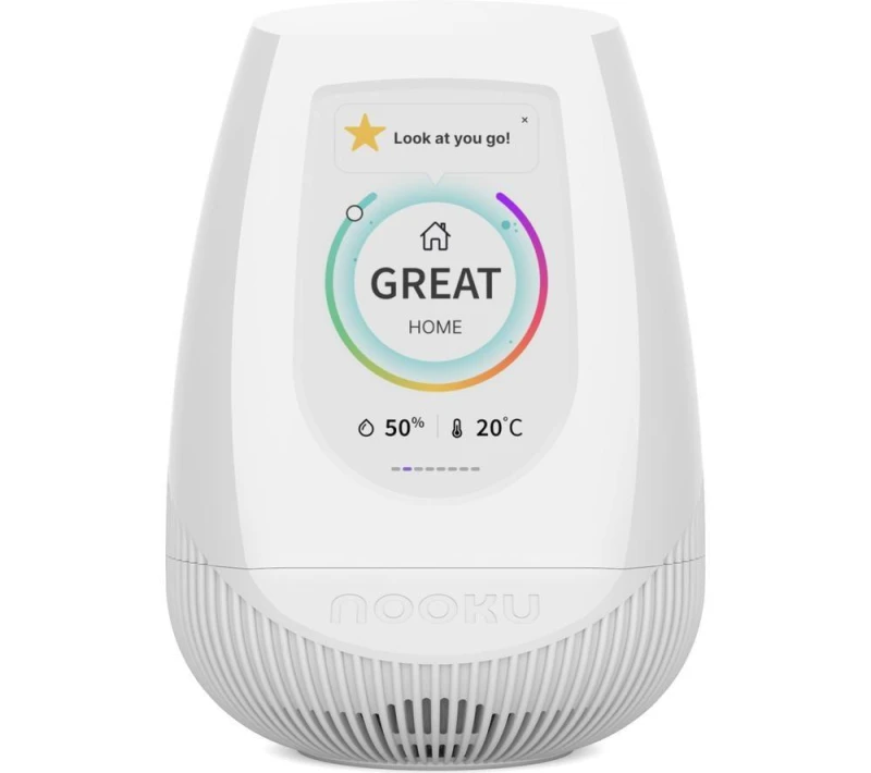 Image of NOOKU Fusion Smart Air Quality Sensor - White 5065017919016