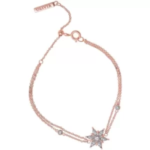Image of Ladies Olivia Burton Base metal Ice Queen Snowflake Chain