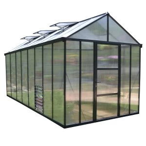 Image of Palram Glory Greenhouse 8 x 16 - Grey