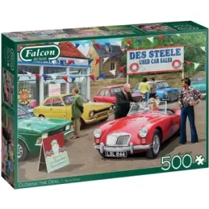 Image of Jumbo Falcon de luxe Closing the Deal 500 Piece Jigsaw Puzzle