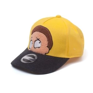 Image of Rick And Morty - Morty Chenille Unisex Adjustable Cap Cap - Yellow/Black