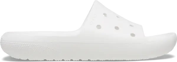 Image of Crocs Unisex Classic 2.0 Slides White M11
