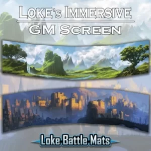 Image of Immersive GM Screen Loke Battle Mats