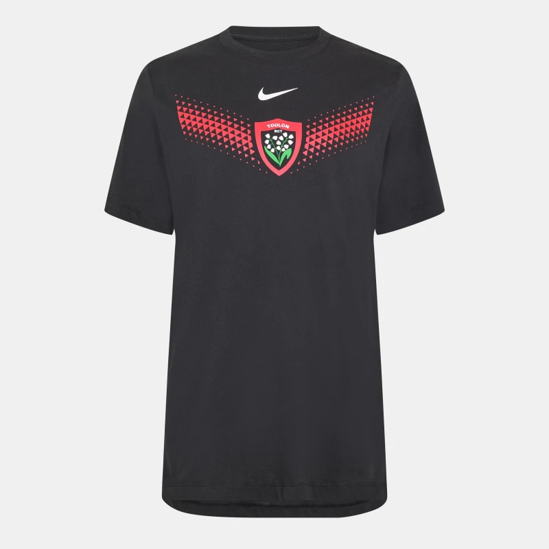 Image of Nike RC Toulon Graphic T-Shirt 2025 2026 Mens Blk/Uni Red/Wht male S