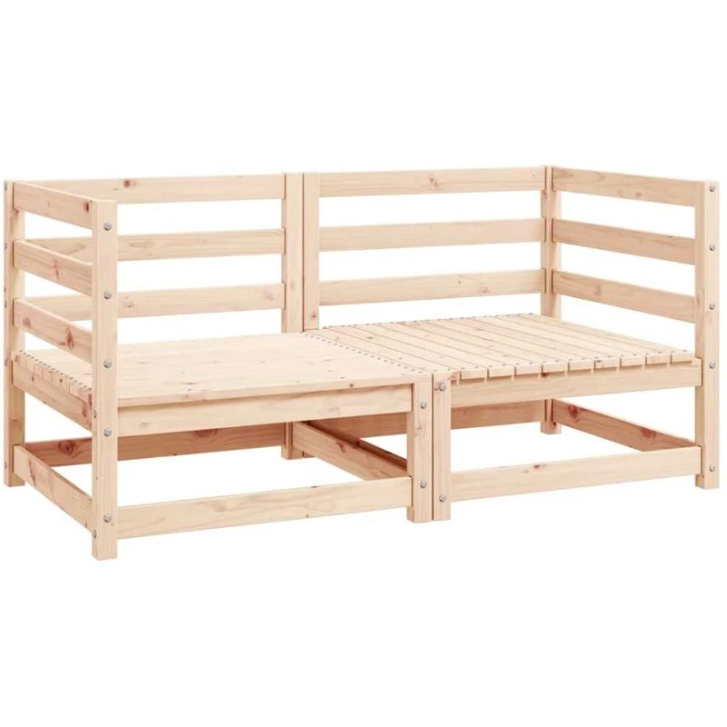 Image of VIDAXL Garden Corner Sofas 2 pcs Solid Wood Pine Vidaxl 8720286354933