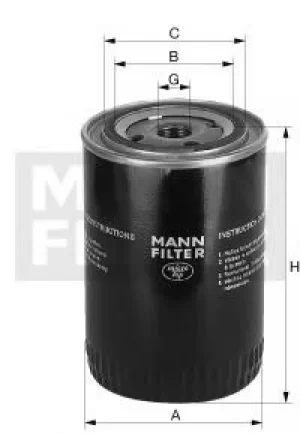 Image of Oil Filter W723/3 By Mann
